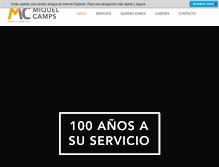 Tablet Screenshot of mcamps.es